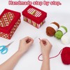 WEBEEDY 2 Sets DIY Christmas Plastic Canvas Box Kit Include