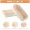 LOPYXBR Set of 2 Oval Proofing Baskets 28 cm for