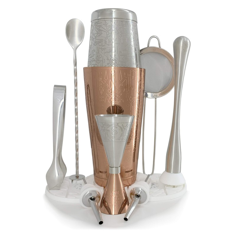 Bartender Soul Essential Cocktail Tool Set - White