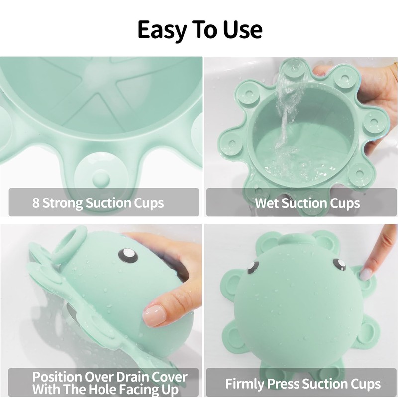 Bathtub Overflow Drain Cover - Silicone Bath Tub Drain Cover,
