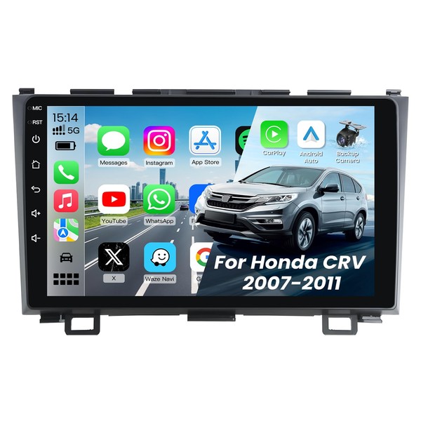Car Radio Stereo for Honda CRV 2007-2011: Upgrade 2G+64G 5GWiFi