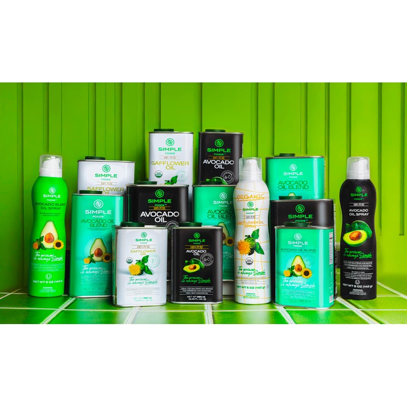 Simple Foods Avocado Blend Oil - High Oleic Content, Low