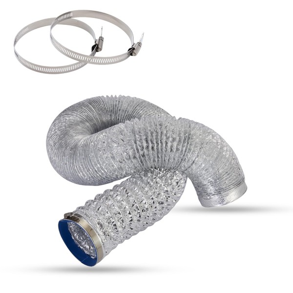 Dryer Vent Hose 4 Inch x 16FT - Flexible Aluminum