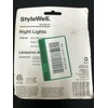 StyleWell Night Lights Dusk to Dawn 2 Pack, Bright White