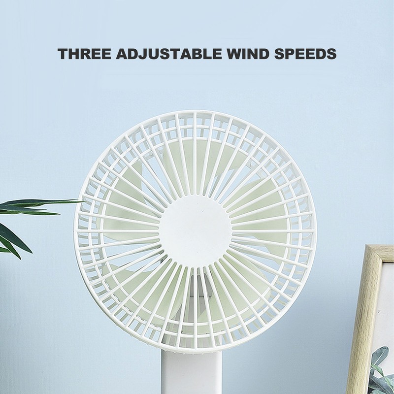 Small Desktop Fan USB Charging Adjustable Wind Speed 30 Degrees