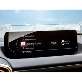 SHAOHAO for 2023 2024 2025 Mazda CX-50 Screen Protector Fit for 2023 2024 2025 Mazda CX-50 CX50 Accessories 10.25 Inch Tempered Glass Anti Fingerprint & Scratch 2024 2025 CX50 Navigation Screen Cover