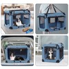 Petprsco Portable Dog Crate - 32"x23"x23" Collapsible Dog Travel Crate
