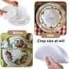 Pantryily China Storage Containers for Dishes Plate, 2 Pack Hard