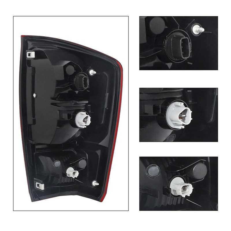 Taillight Assembly with Socket for 2016-2023 Toyota Tacoma Pickup Red