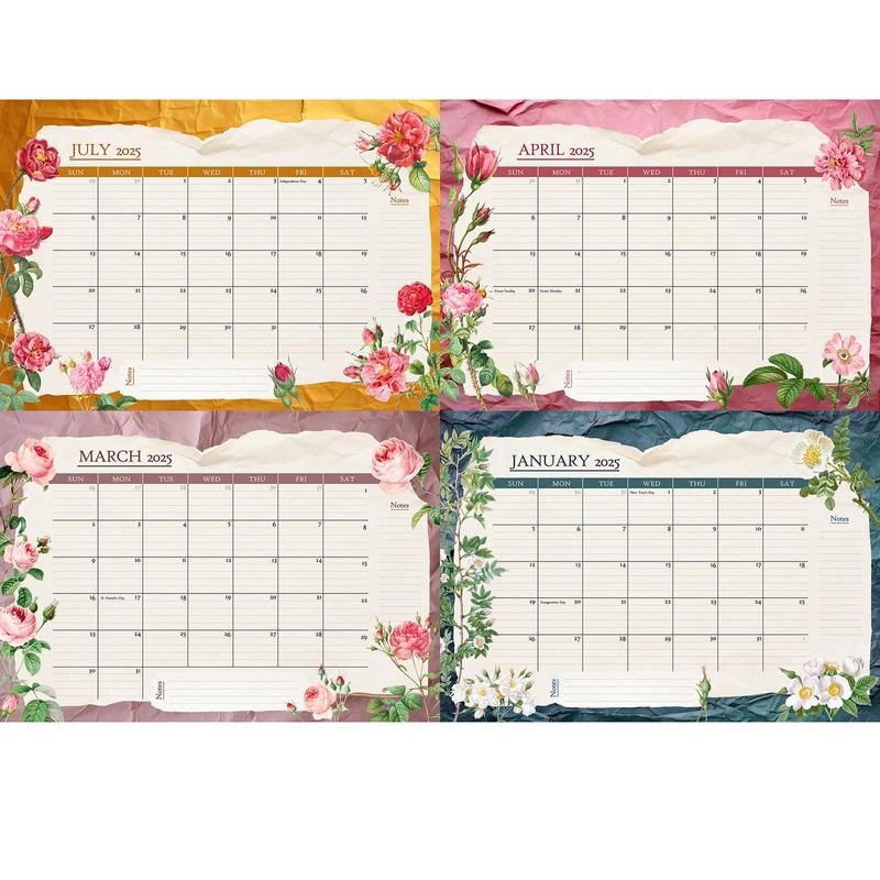2025 Wall Calendar ~ Garden Blooms: Wall Calendar Featuring Vibrant