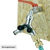 2 Way Splitter with 3/4 Inch Ball Valves for 2