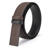Vatee's Reversible Genuine Leather Belts without Buckle For Men Replacement