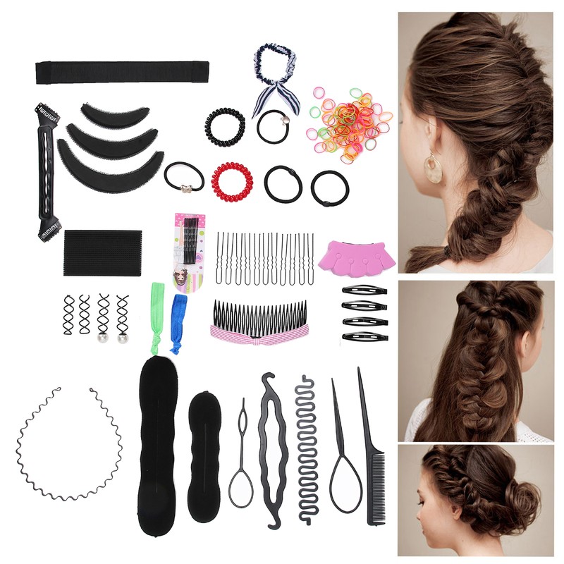 Professional DIY Hair Accessories Pin Clip Tail Comb Hair Braiding