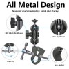 Ball Head Arm Super Clamp Mount Multifunctional Double Ball Adapter