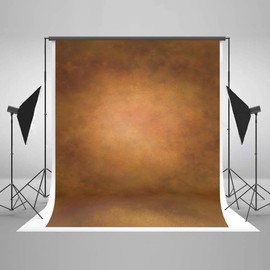 Kate 5×7ft Abstract Brown Photo Backdrop Old Master Texture Background Portrait Photography Backdrops for Photographer Head Shots Microfiber