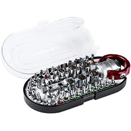TROTEC 40 Piece Bit and Socket Set Allround Set Screwdriver Bits, Sockets, Ratchet Screwdriver Screwdriver DIY Craftsmen