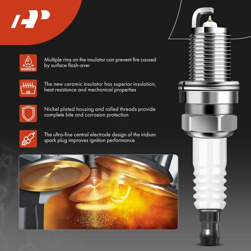 A-Premium 3x Ignition Coil Pack and 6x Iridium Spark Plugs