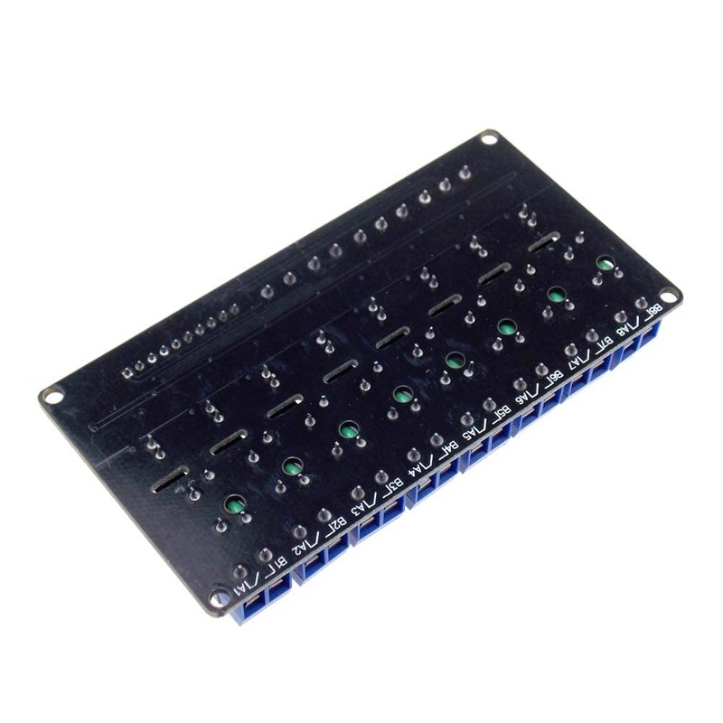5V 12V 24V 8 Channels SSR Low Level Trigger Solid