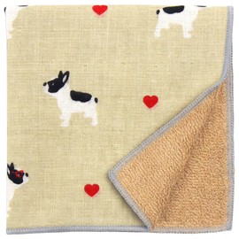 Hamamonyo Washed Towel Handkerchief, French Bull Heart