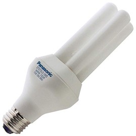 Panasonic EFD 15LE-UHD, 15 Watt, 2800K Warm Color Light, Medium Base, Compact Fluorescent Light Bulb