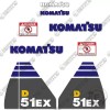 Aftermarket Fits Komatsu D51EX-22 Decal Kit Dozer Sticker Replacements ( D 51 EX 22)
