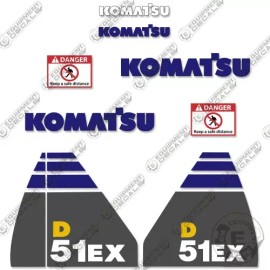 Aftermarket Fits Komatsu D51EX-22 Decal Kit Dozer Sticker Replacements ( D 51 EX 22)