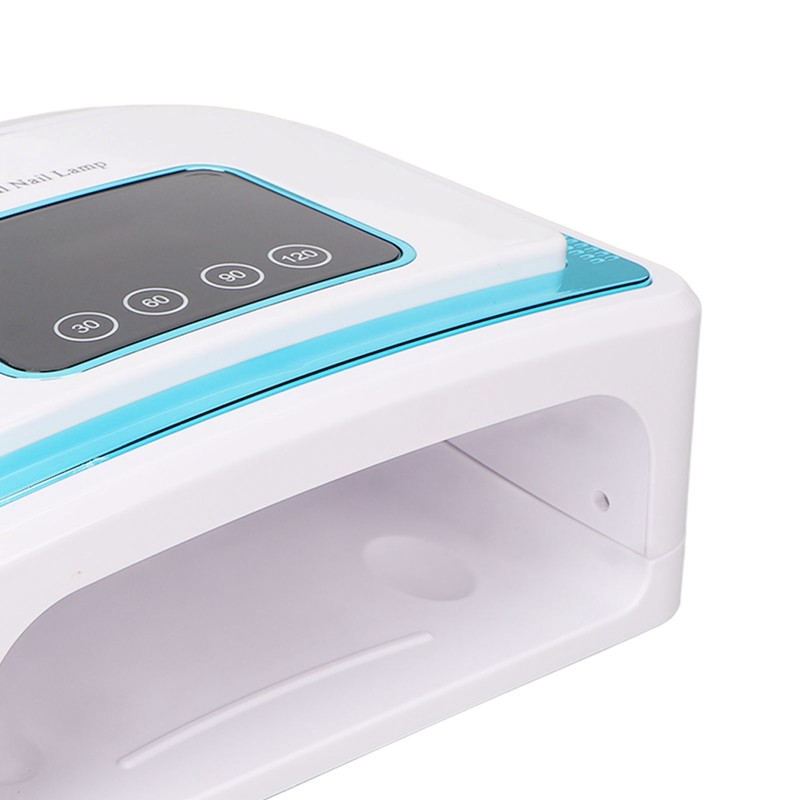 120W UV Gel Nail Lamp Fast Curing 4 Timers LCD