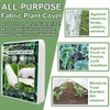 Plant Covers Freeze Protection, Antifrost Cover 7ft×10ft Reusable Rectangle Frost