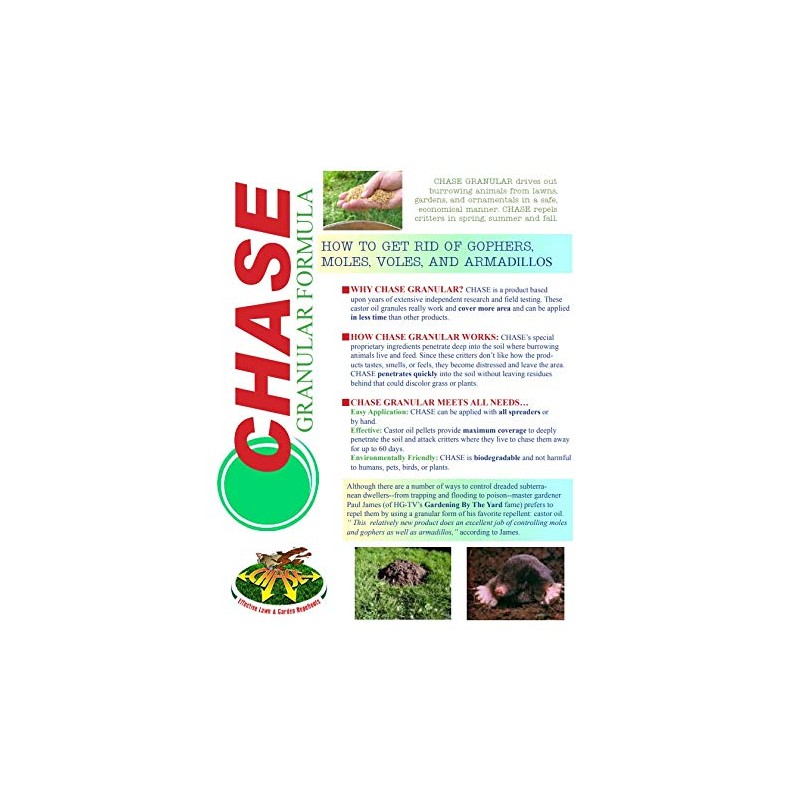 Chase Mole & Gopher Repellant 6 Lbs.