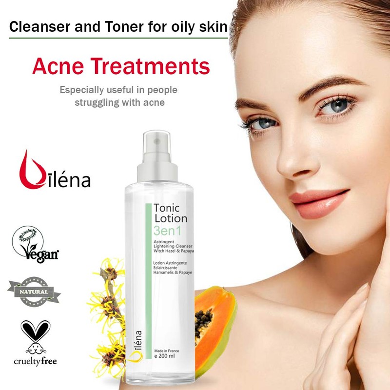 Tonico Facial Cleanser Astrassant and Brightening Toner with Witch Hazel