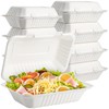Elsjoy 90 Pack Disposable Clamshell To Go Containers, 9"x 6"