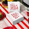 100Pcs Class of 2024 Graduation Napkins, Disposable Congrats Grad Paper