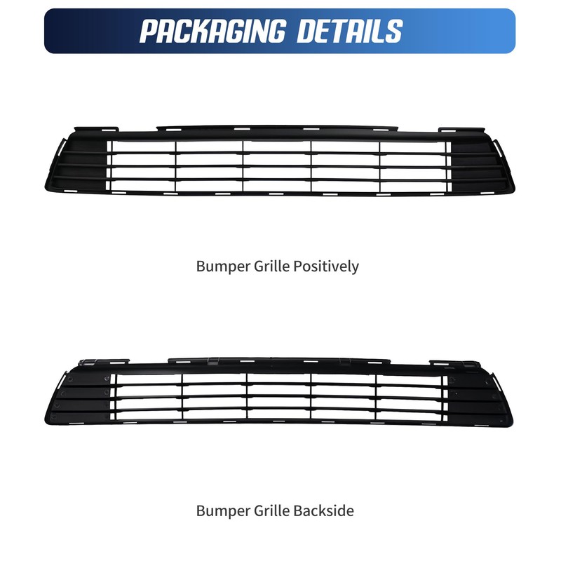 YUWUTF Front Bumper Grille Compatible with 2011-2013 Toyota Corolla Direct