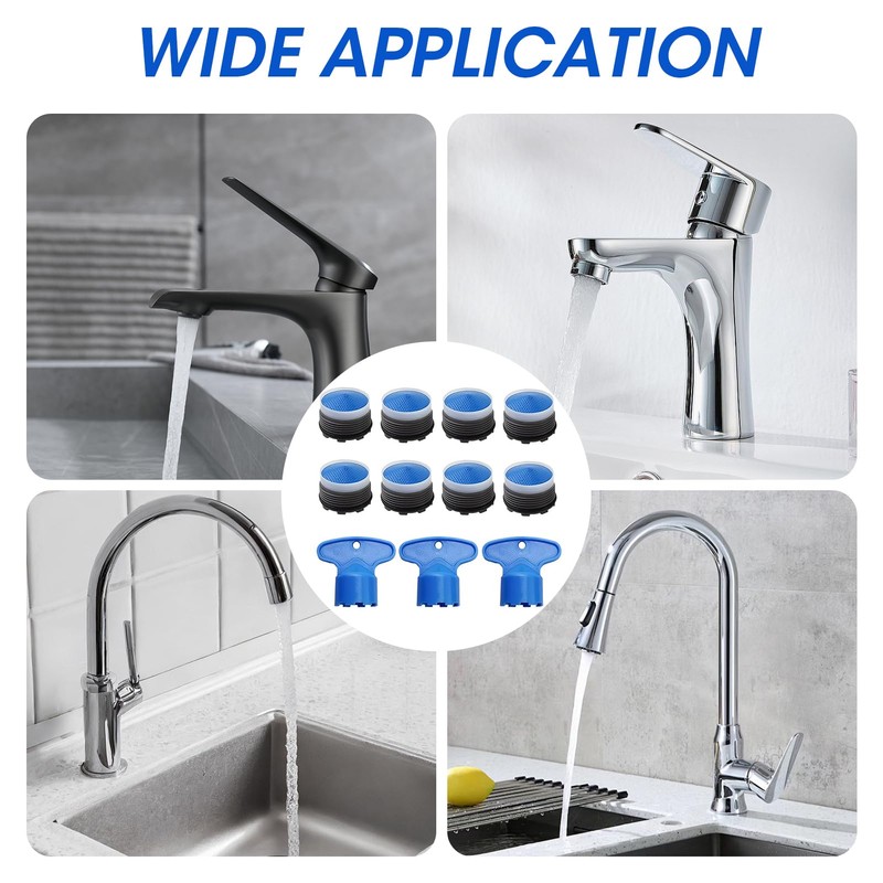 TNJPSEK 8 Pcs Faucet Air Aerator Replacement Removal Tools, M18.5mm