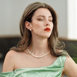 BURLAP LIFE White Freshwater Cultured AAAA Quality Genuine Real Pearl Strand Necklace 18 Inch Length for Women Fine Jewelry Gifts for Her 6.5mm-7.5mm