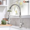 GIMILI Brushed Nickel Kitchen Faucet with Pull Down Sprayer with