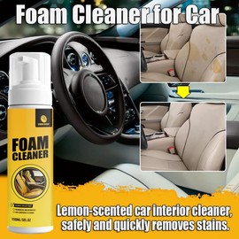 Foam Cleaner for Car, Multi-purpose Car Interior Cleaner for Car, Kitchen, Bathroom, Interior and House Lemon Flavor (100ml*2)