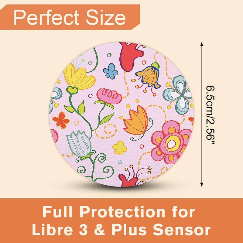 iFunyo 30 Pack Libre 3 sensors Covers,Waterproof & Sweatproof Fabric
