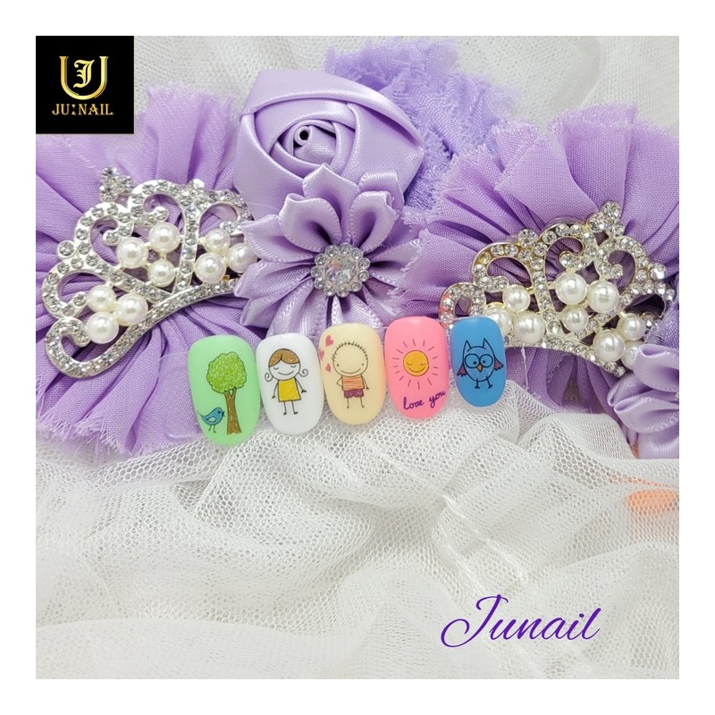 ❤Young and Cheolsu’s handmade nail tips - Short Round /