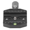 Quick Release Plate Universal Aluminum Alloy SLR Camera Tripod Head