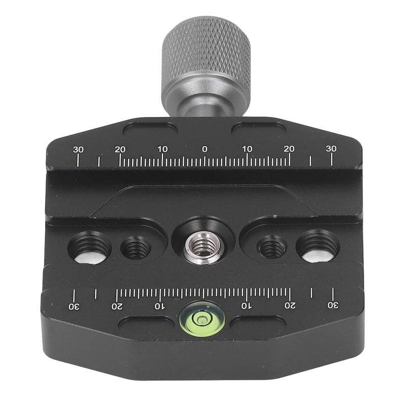 Quick Release Plate Universal Aluminum Alloy SLR Camera Tripod Head