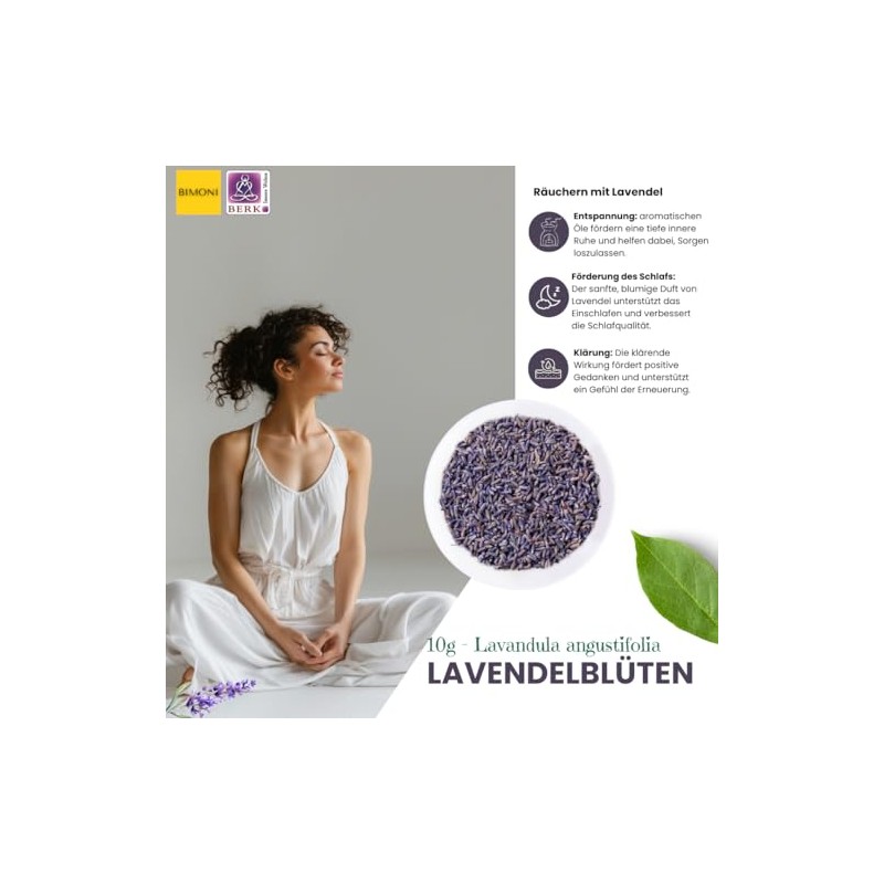 Berk Lavender Blossoms 10 g - Scented Woods, Herbs, Flowers