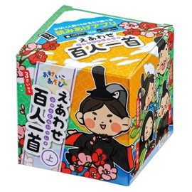 Hokuseisya Happy Hyakunin Isshu 2.8 x 2.8 x 2.8 inches (7 x 7 x 7 cm), First Volume