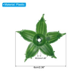 PATIKIL Artificial Flowers Calyxes, 200Pack Fake Leaves Sepals Petal Greenery Leaves Bulk for DIY Wedding Bouquets Garland Centerpieces Party Decorations, Green