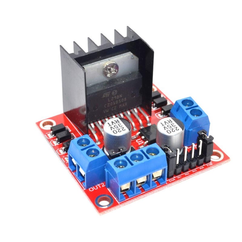 Envistia L298N Dual H Bridge PWM Stepper Motor Drive Controller