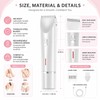 Women’s Electric Shaver for Body Grooming – Dual-Head Rechargeable Razor