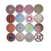 Chenkou Craft Mix Pattern 30pcs 2"(50mm) Large Wood Buttons Craft
