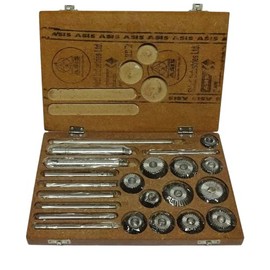 BLUEFOX TOOLS 12 Pcs Valve Seat & Face Cutter Set Set For Vintage Old Cars & Bikes in Box
