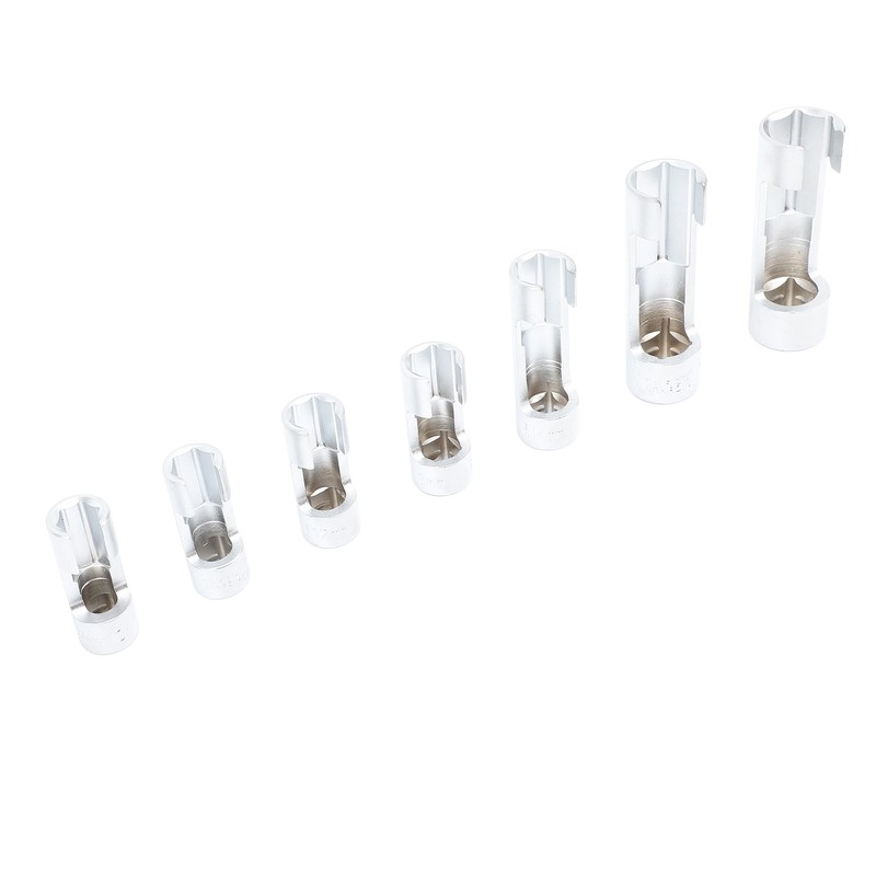 7 Pcs Oxygen Sensor Removal Socket Tool Chromium Alloy Oil