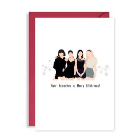 BlackPink Christmas Card - Have a Merry Little Blink-mas - New K-pop Xmas cards for daughter